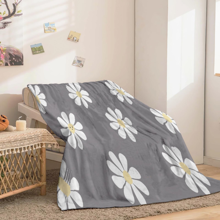 Plaid enfant rose avec motif